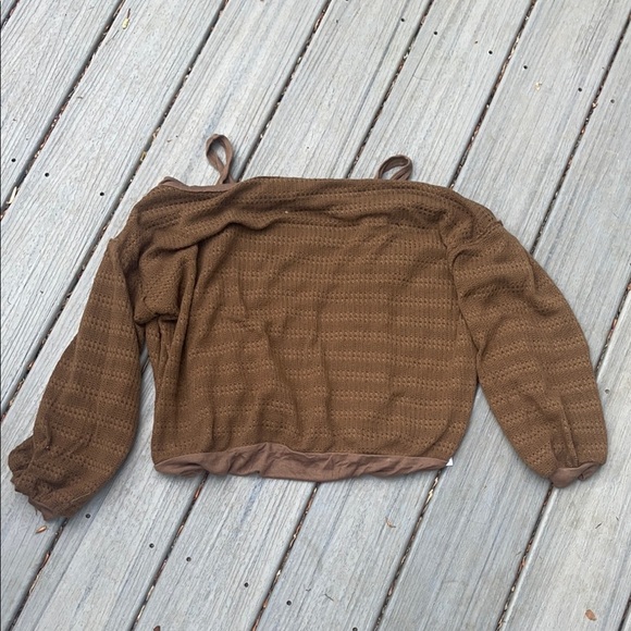 Free People Sistine Top Hacci knit cold shoulder - Picture 5 of 12